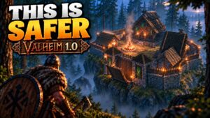 I Built a CASTLE to Survive the Black Forest in Valheim 1.0